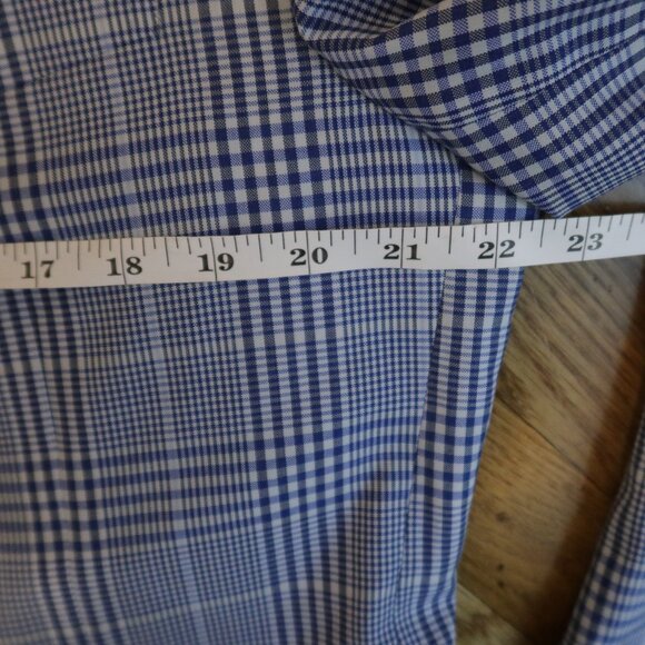 CANALI blue white check plaid blazer wool sport coat preppy old money 40R office - Picture 8 of 11